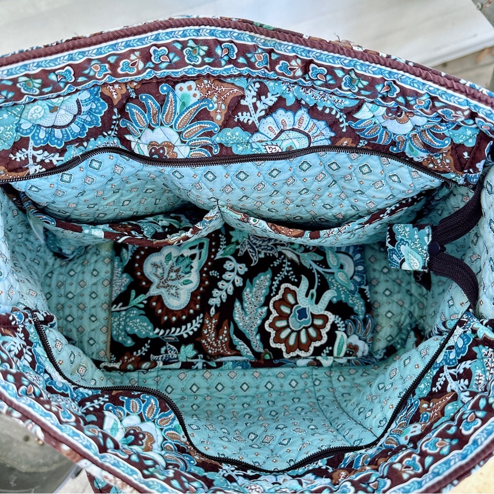 Vera Bradley Java Blue (Retired Pattern) Tote/Dia… - image 6